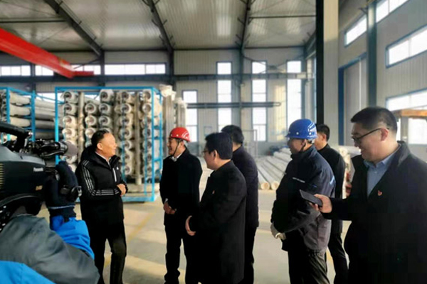 北票市委書記張秀軍走進一諾環(huán)境產(chǎn)業(yè)園，踐行“不忘初心、牢記使命”主題教育